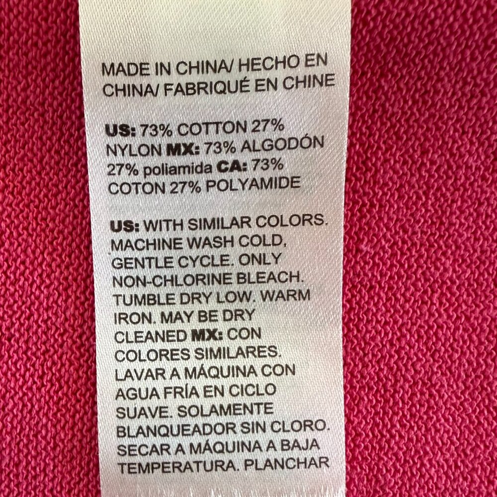 Chico's | Fuchsia Pink Lightweight Sleeveless Sweater Sz 8/10 - Picture 6 of 7